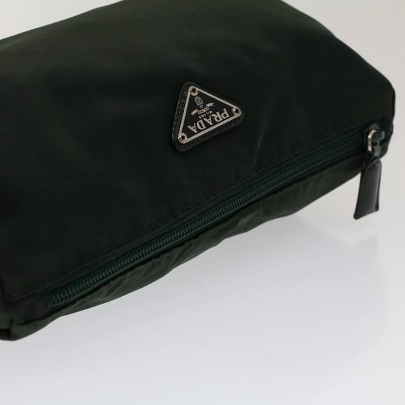 PRADA Pouch Nylon Green Auth 51447 - Picture 5 of 16